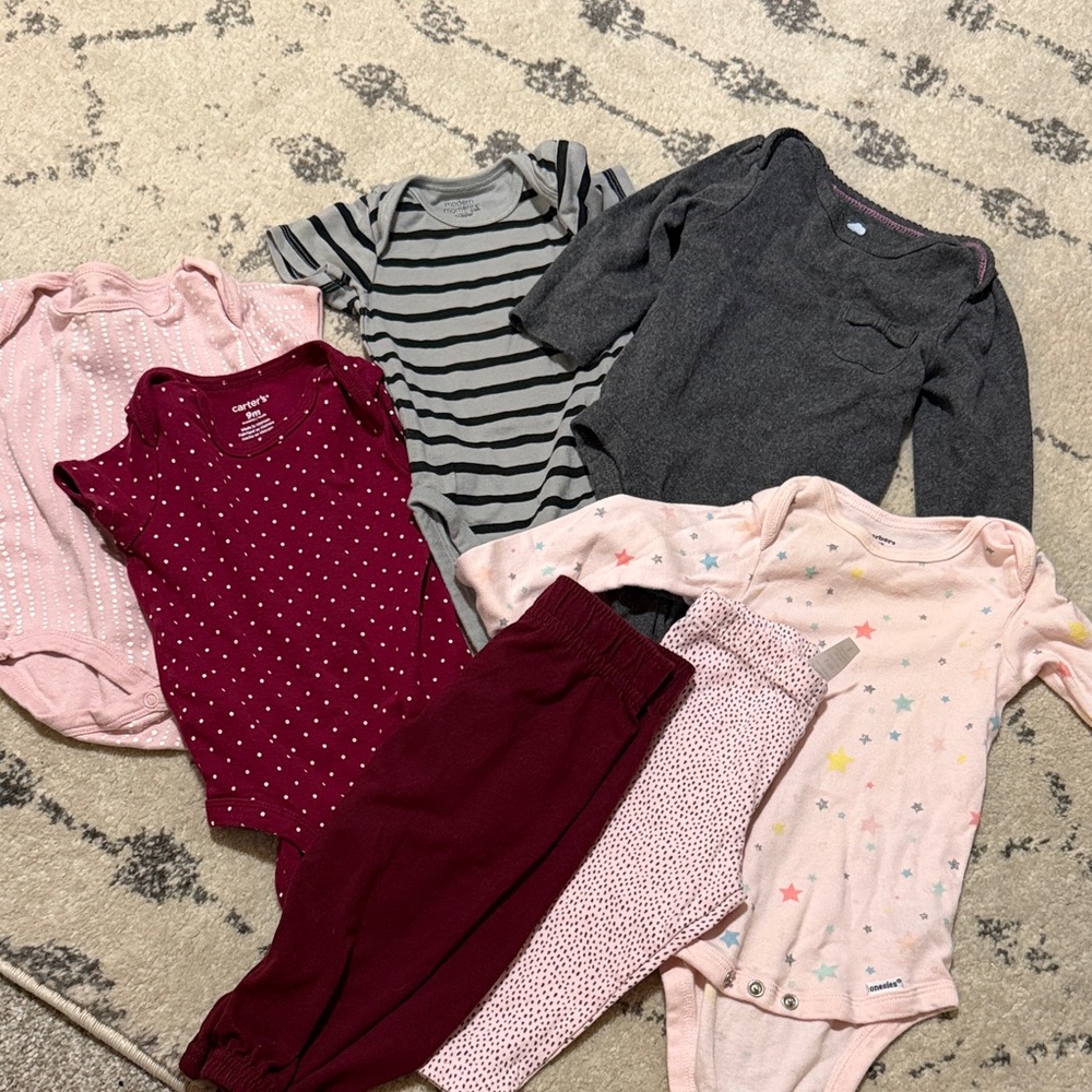 Baby Bodysuits and Pants Set